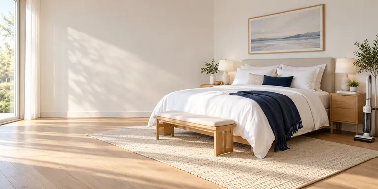 Illustrative clean home interior